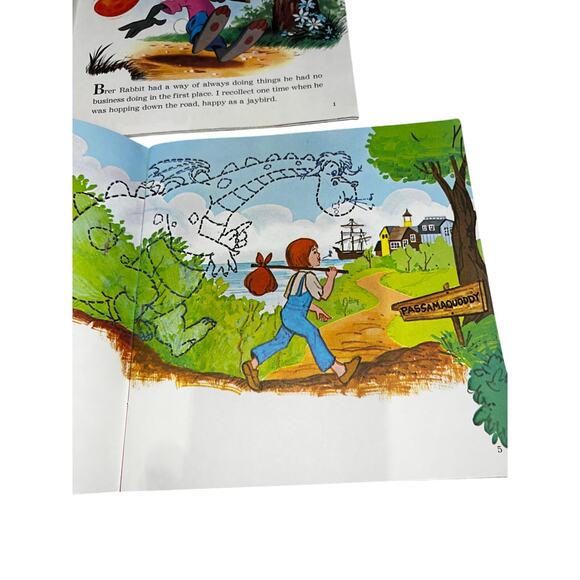WALT DISNEY STORY OF BRER RABBIT AND THE TAR BABY Book and tape Pete's dragon - Picture 5 of 8